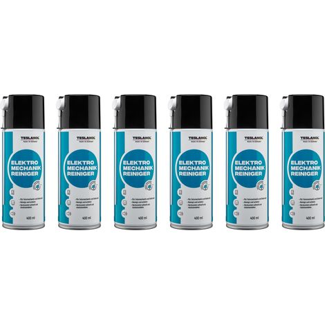TESLANOL 26018 Elektro-Mechanik-Reinigerspray, 400 ml, 6 Stück (1/4)