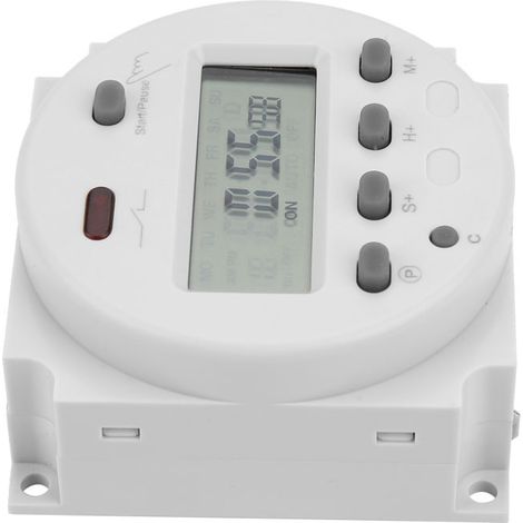 Minuteur électronique numérique LCD CN102A, interrupteur de contrôle du temps de compte à rebours (220 V) (1/5)
