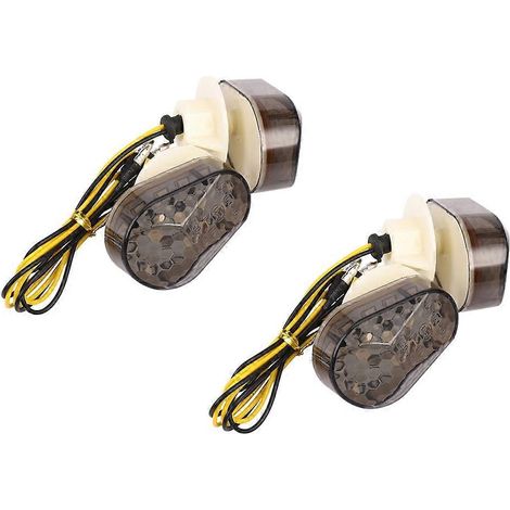 intermitentes LED empotrables para Kawasaki Zx6R Zx7R Zx9R Zx636, color negro () (1/5)