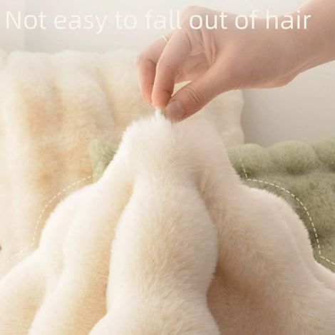 Tapis ronds en fausse fourrure pour chambre à coucher, tapis rond doux et moelleux pour chambre d'enfant, tapis shaggy pour salon, tapis ronds moelleux antidérapants pour chambre d'enfant (1/3)