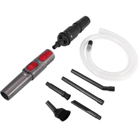 Kit 9 pièces mini aspirateur adaptateur outil nettoyage voiture accessoire poussière fente portable (1/5)