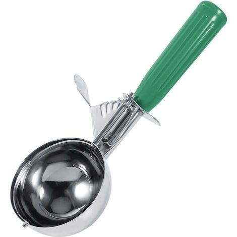 DEESSE SHOP - Cuillère à crème glacée, Cuillère à crème glacée aux fruits en acier inoxydable avec poignée en plastique Outil de cuisine Cuillère à fruits pour la cuisson, les fruits et les boulettes (1/5)