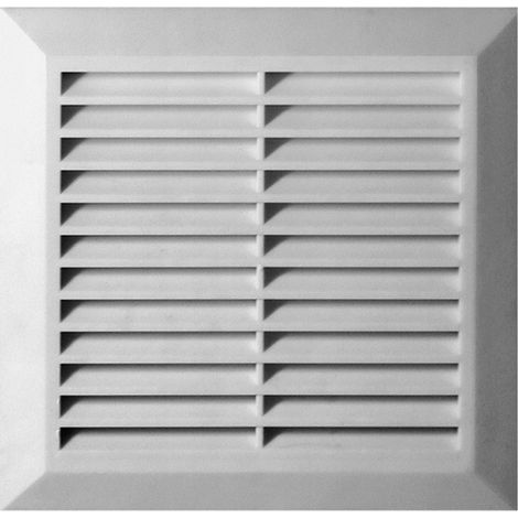 Grille de ventilation Awenta t48 PVC maille anti-insectes (1/3)