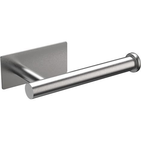 Porte Papier Toilette, Support Papier Toilette Mural, 304 Acier Inoxydable Porte Rouleau Toilette, sans perçage Porte-Papier hygiénique Autocollant, Gris Taille Unique (1/5)