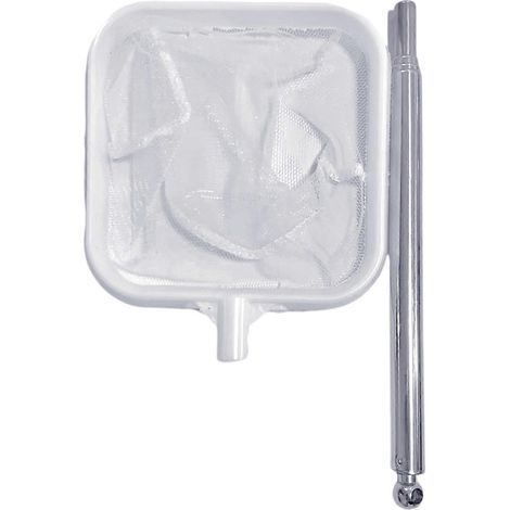 Filets de pêche de rangement domestiques et commerciaux avec ventouses détachables, perches télescopiques avec poignées métalliques. (1/5)