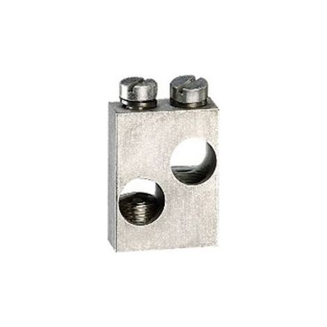 Borne de raccordement à cages pour cable 2X240mm² rigide ou 2X185mm² souple DPX 1600 LEGRAND 026269 (1/3)