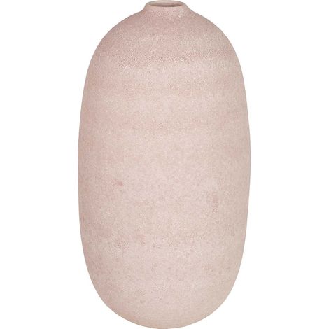 Vase en céramique rose 21x21x40 cm (1/2)