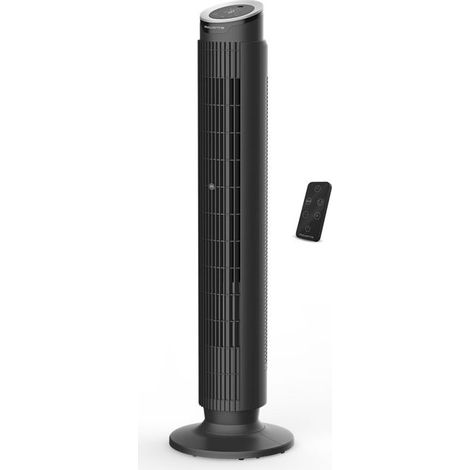 Rowenta Eole Silence Force , Ventilatore a Torre, Raffrescamento Intenso, Silenzioso, VU7020