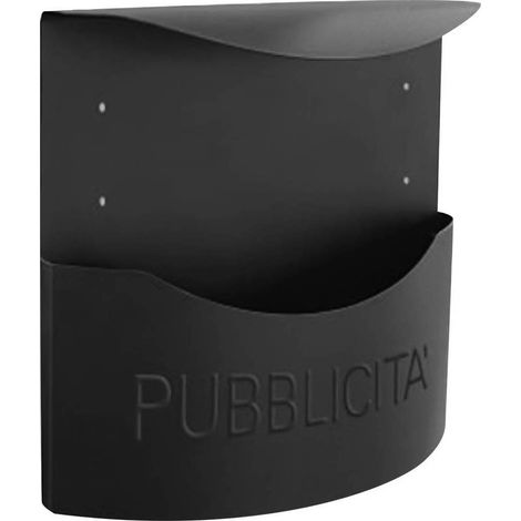 CASSETTA PORTAPUBBLICITA' 'VIOLA' cm 34,5x12,5x H 35 - antracite