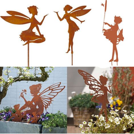 3pcs-Girouette de jardin,Bassin et décoration de jardin (1/5)