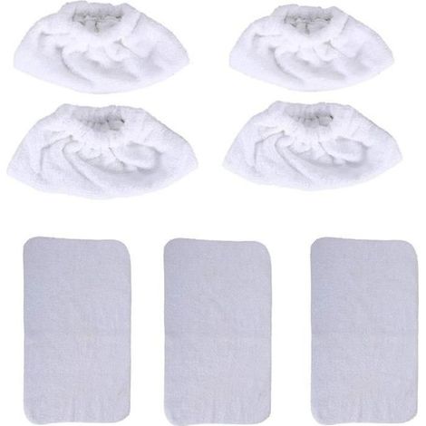 Kärcher 6.370-990.0 Lot de lingettes pour nettoyeur vapeur Kärcher (pour la buse manuelle) EasyFix SC1 SC2 SC3 SC4 SC5 CTK10 CTK20 (1/4)