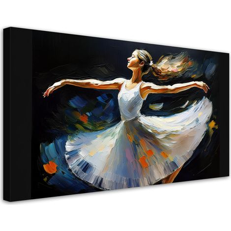 Tableau déco Danse de la femme ballerine 80x40 (1/5)