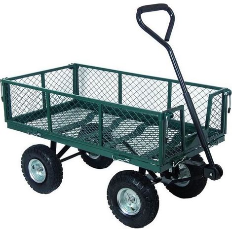 Vigor-Blinky Carrello Acciaio con 4 Ruote Portata Massima 300 kg Ideale per Trasporto (1/6)
