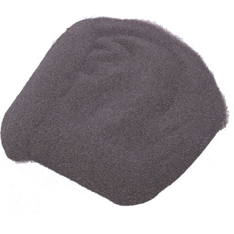Poudre d'oxyde d'aluminium brun, abrasif pour sablage, compatible avec les pistolets et les armoires de sablage, 1 kg (2,2 lb), grain 100 (1/5)