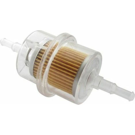 Filtre A Essence - 2 Tailles 6,5 Et 8,5 Mm - Pour Tondeuses Et Tracteurs Autoportes - Longueur 122 Mm