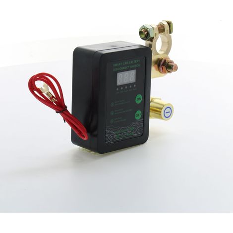 Nuovo display elettronico nero, elegante nero. Interruttore di interruzione della batteria universale 12V/24V per camion - Telecomando intelligente, antiscarica (1/3)