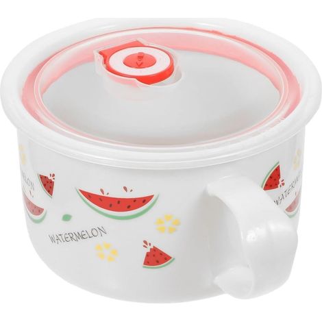 Bol à ramen DECHOUS 900 ml en céramique blanche, résistant aux (1/5)