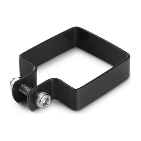 Easycloture – Collier de fixation carré 80 x 80 mm – Acier galvanisé et thermolaqué – Hauteur 20 mm – Pour portillon grillagé (1/2)