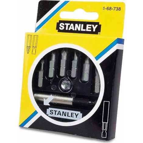 Destornillador Stanley 1-68-738 portabit magnético 7 piezas