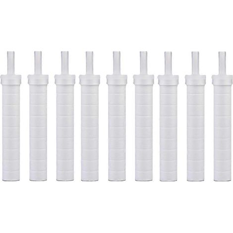 Set mit 9 Sedimentfiltern für Handbrausen, aus Polypropylen (PP), für gesündere Haut und Haare. Einfache Installation. (1/5)