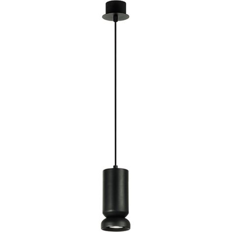 Lampada a sospensione D8,5 cm LILIUM in alluminio verniciato a polvere Nero (1/3)
