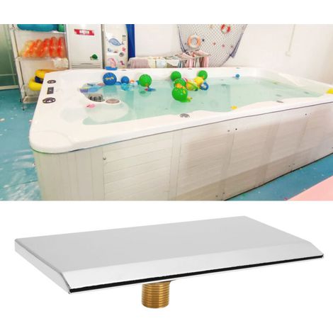 Robinet de Cascade pour SPA - G1/2 Thread Externe - Installation Murale Silver - Diamètre Grande