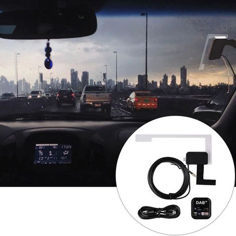 Radio Numérique DAB+ USB-C pour Voiture Europe/Australie, Adaptateur HQ avec Affichage LCD et Fonction Charge Rapide (1/5)