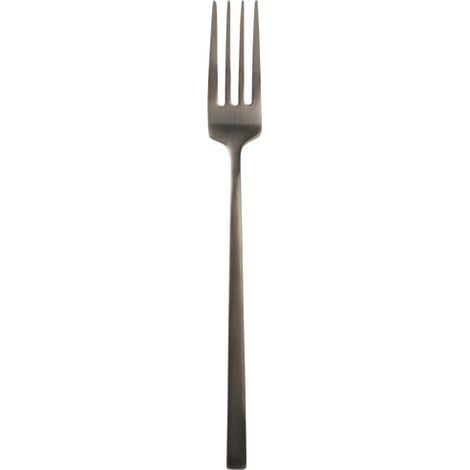 Conjunto de 6 tenedores para postre, tapete negro - Fine Dining Living
