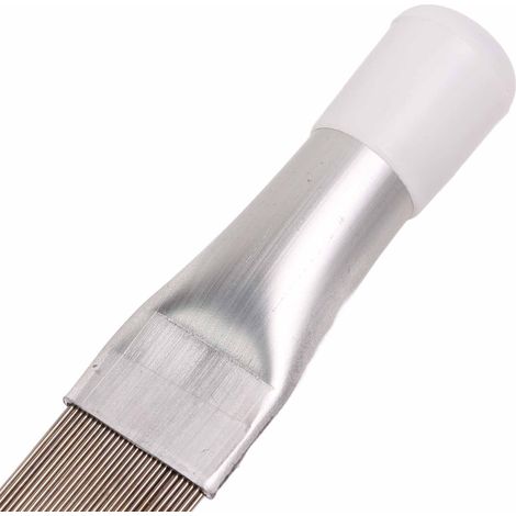 Redresseur de grilles de climatiseur en acier inoxydable et alliage d'aluminium pour nettoyage et alignement (1/5)