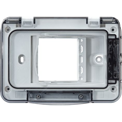 Coperchio trasparente IP55 a spina inserita 3 moduli Urmet 12515.BN