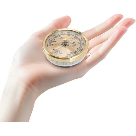 Baromètre à cadran pour usage domestique, baromètre anéroïde réglable, baromètre multifonctionnel (1/5)