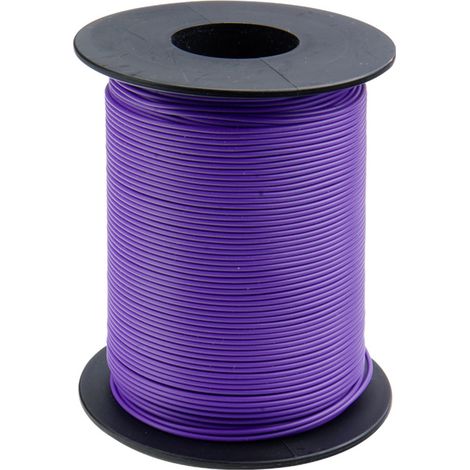Donau Elektronik 125-S50-6 Litze 1 x 0.25 mm² Violett 50 m