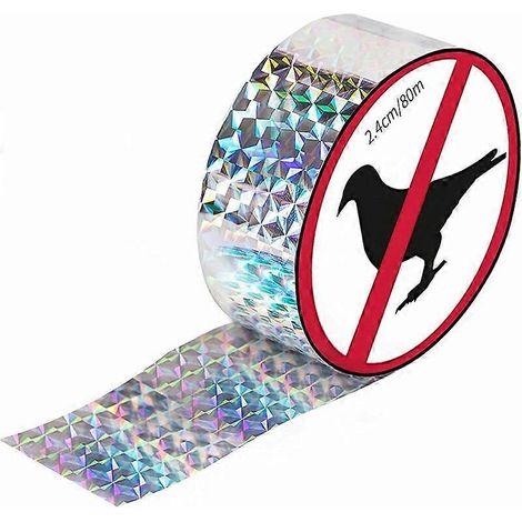 Reflecterende tapes voor vogels, reflecterende vogelwerende tape, afweertape, rollen vogelwerende tape, duivenwerende tape, gebruikt voor, bescherming van balkon