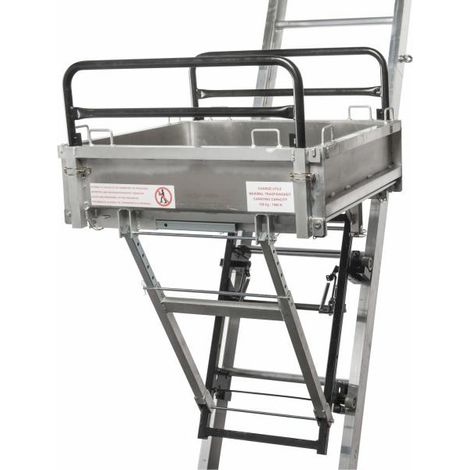 Sollevatore per materiali con pianale per ristrutturazioni - Altezza 15,00 m - Carico max 200 kg - ME200/PR-15