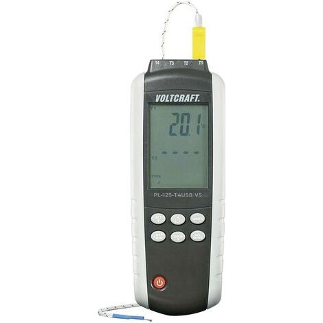 VOLTCRAFT PL-125-T4 Temperatur-Messgerät  -200 - +1372 °C Fühler-Typ K, J (1/5)