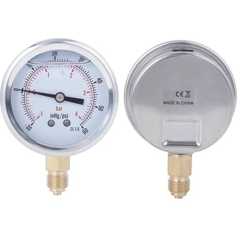 TS PGGZ604-4bar 1/4BSP Y60 Professionelles Radialmanometer für die Druckmessung im Haushalt (1/5)