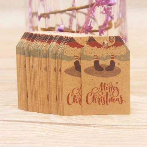BANDEROLE - BANNIERE - GUIRLANDE HORS NOEL Étiquettes en papier 100 pièces de fabrication style-101 (1/3)