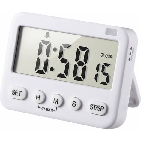 Timer da cucina con ampio schermo LCD