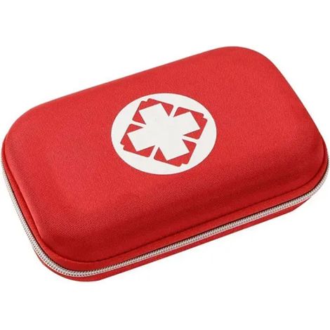 Sac De Premiers Secours Vide - Tissu Oxford 600d Imperméable - Avec Bande Réfléchissante Et Sangles Molle - Pour Voiture Et Extérieur - 20x30 Cm (1/5)