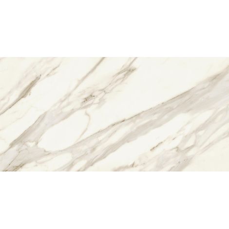 Carrelage effet Marbre Blanc Calacatta Sublime 120x60x0,9 cm Mat Orsiano - Sol et mur intérieur (vendu par carton de 1,44 m²) - RO'MA CARRELAGE