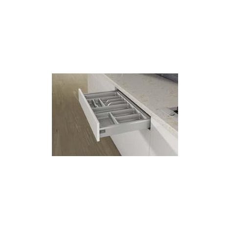 Hettich – Range-couvert Arcitech Orgatray 440 – Insert universel en plastique – Dimensions L.800 mm x H.55 mm – Compatible ArciTech et InnoTech Atira