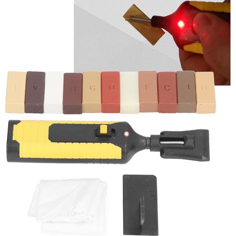 Kit de Réparation Parquet Multifonction - Remplisseur Fissures et Rayures pour Meubles Bois et Sols Stratifiés