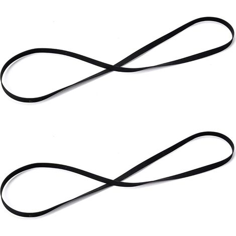Replacement Belts for Retro Vinyl Record Players, Turntable Belt Set, Record Belt, Compatible with All Types of Belt-Drive Turntables, 270mm, 2 Pieces