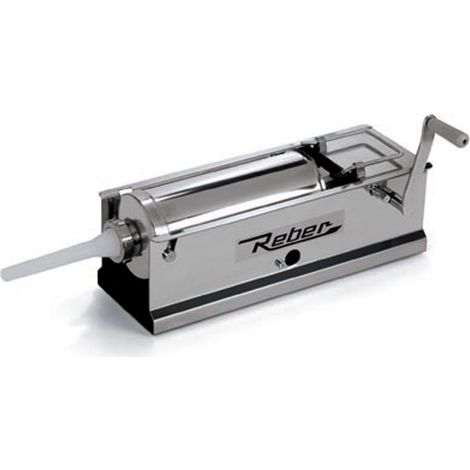 WURSTFÜLLMASCHINE AUS EDELSTAHL 'INOX' Kg. 5 - 2 Geschwindigkeiten
