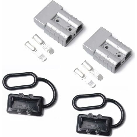 Prise de connecteur de Puissance de Style de 2Pcs 50A 600V Anderson pour la remorque de treuil de rétablissement (1/5)