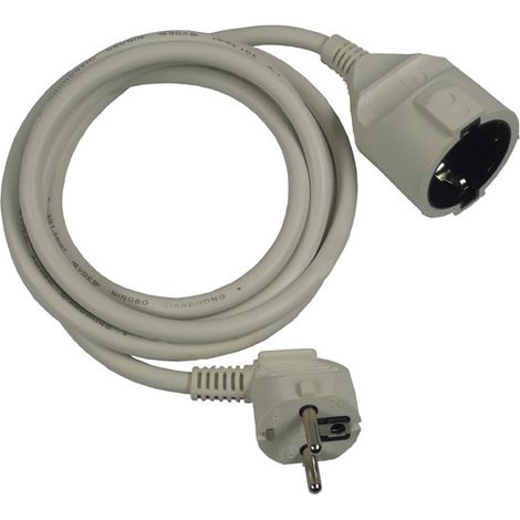 Alargador eléctrico1,5 blanco, 2 m (por 15)