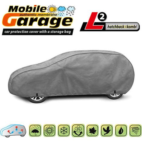 Hochwertige Fahrzeugabdeckung Kegel für Kombi/Hatchback, Serie Mobile Garage, Größe L2 430–455 cm x 126–136 cm