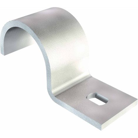 OBO Bettermann Collier de fixation à une patte 40mm Acier galvanisé à chaud, 1014536 (1/2)