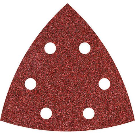 wolfcraft - Set di 25 dischi abrasivi autoadesivi per legno e metallo - Dimensioni 95 mm - Grana 40 - cod. 1850100