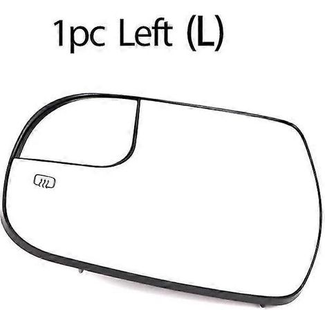 Beheizbares, robustes Außenspiegelglas für Toyota Sienna XL30 LE XLE SE (2011–2020), Teilenummer: 8790608080, 8790308080 – 1 Stück links